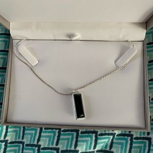 New in box silver bar necklace
